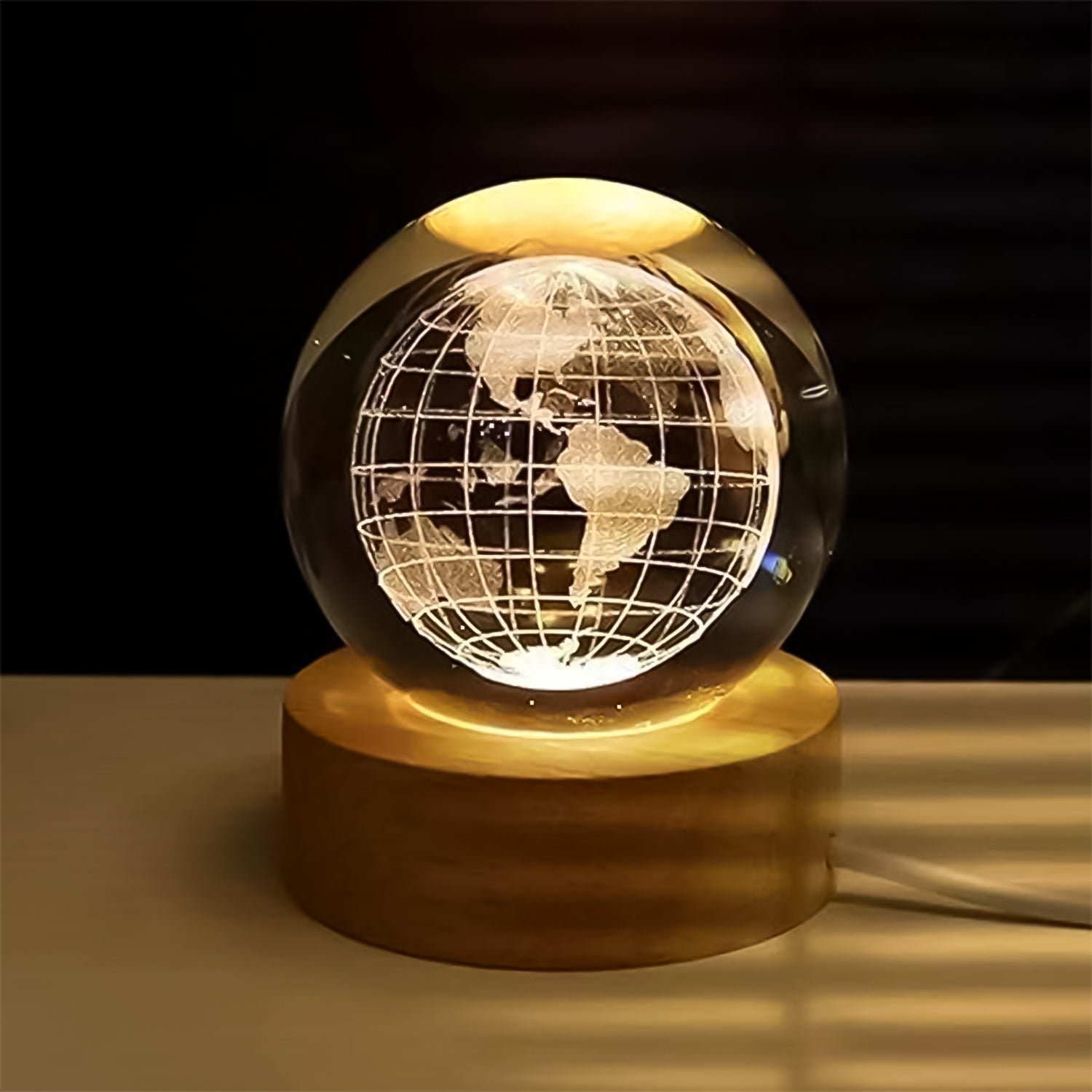 Designer 3D LED Acrylic Night Lamp - Style 1 view 3