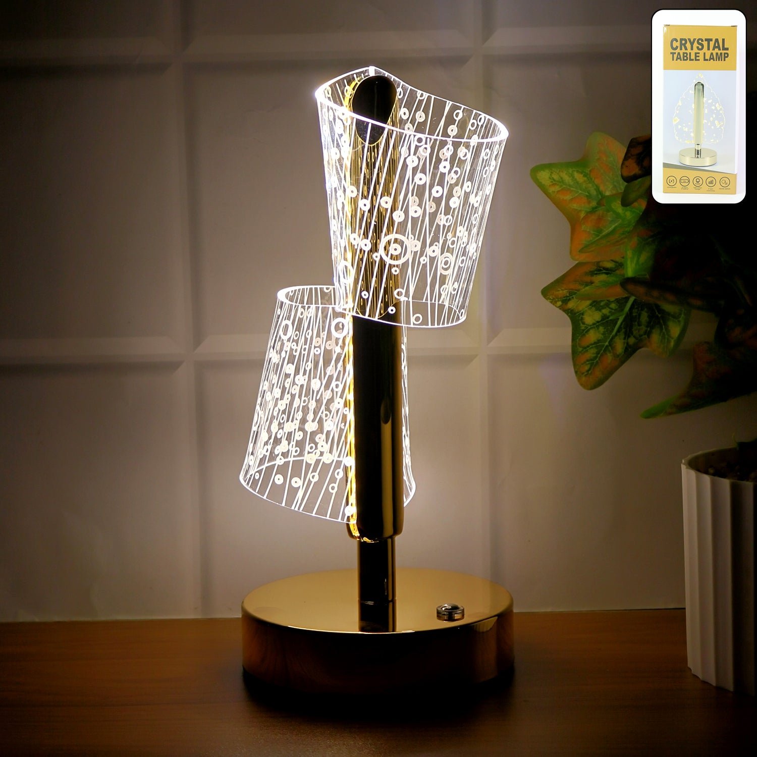Designer 3D LED Acrylic Night Lamp - Style 13 view 2