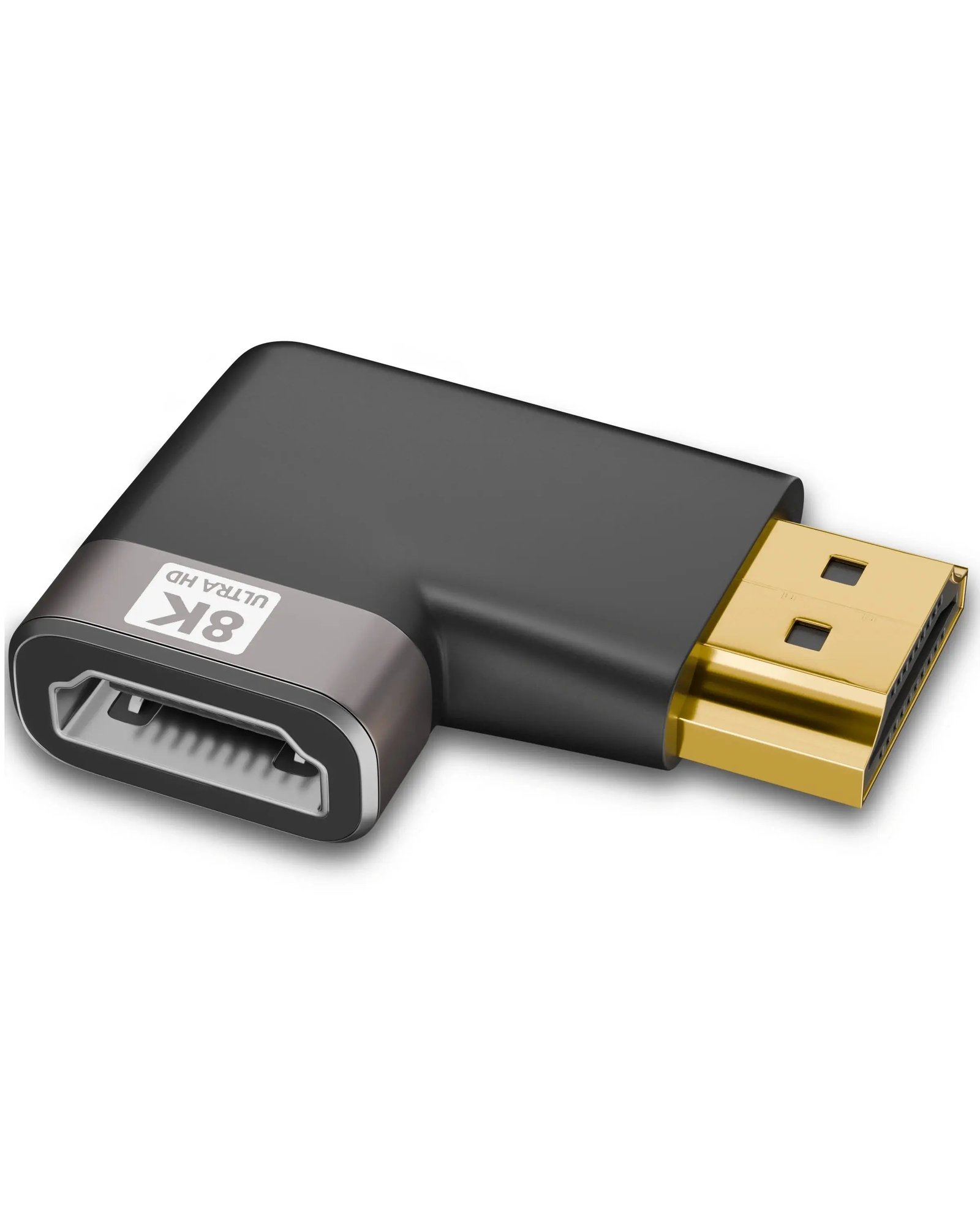 8K Ultra HD HDMI Right-Angle Connector