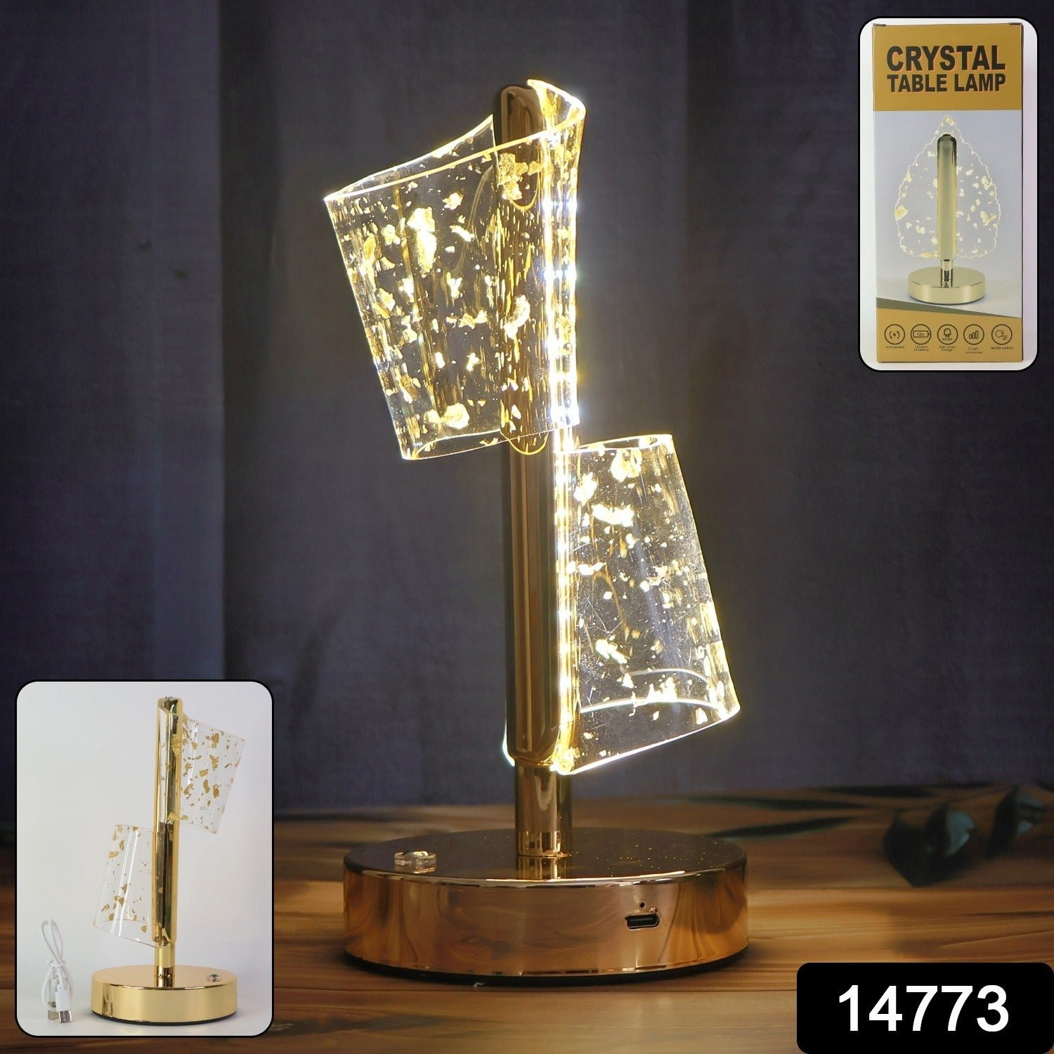 Designer 3D LED Acrylic Night Lamp - Style 28 view 2