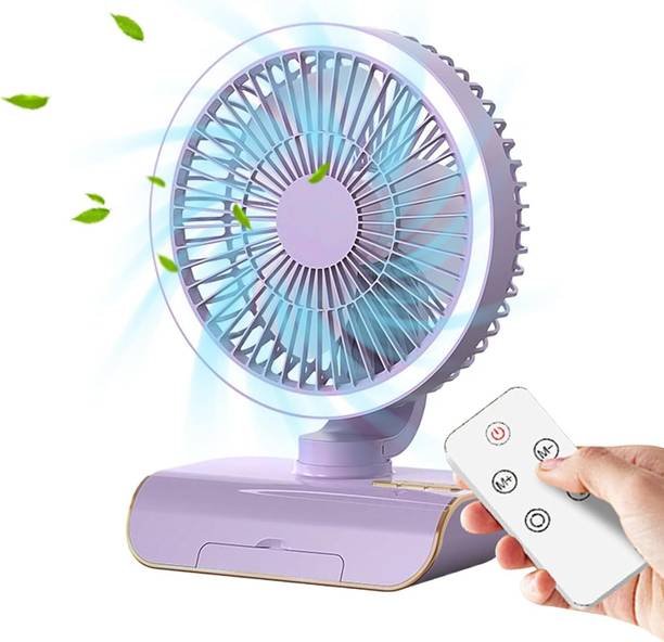 Portable Rechargeable Desk Fan - Travel