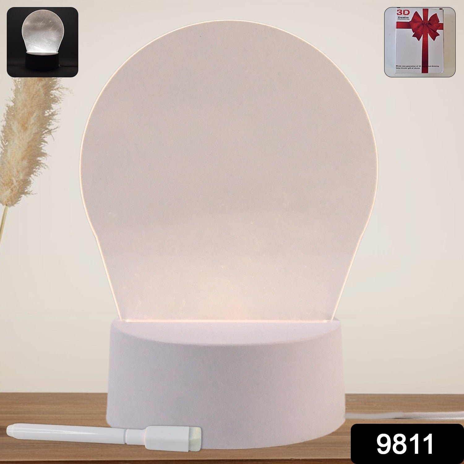 Designer 3D LED Acrylic Night Lamp - Style 15