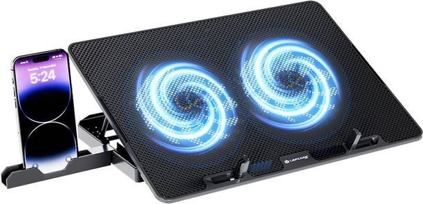 Laptop Cooling Pad with Phone Holder