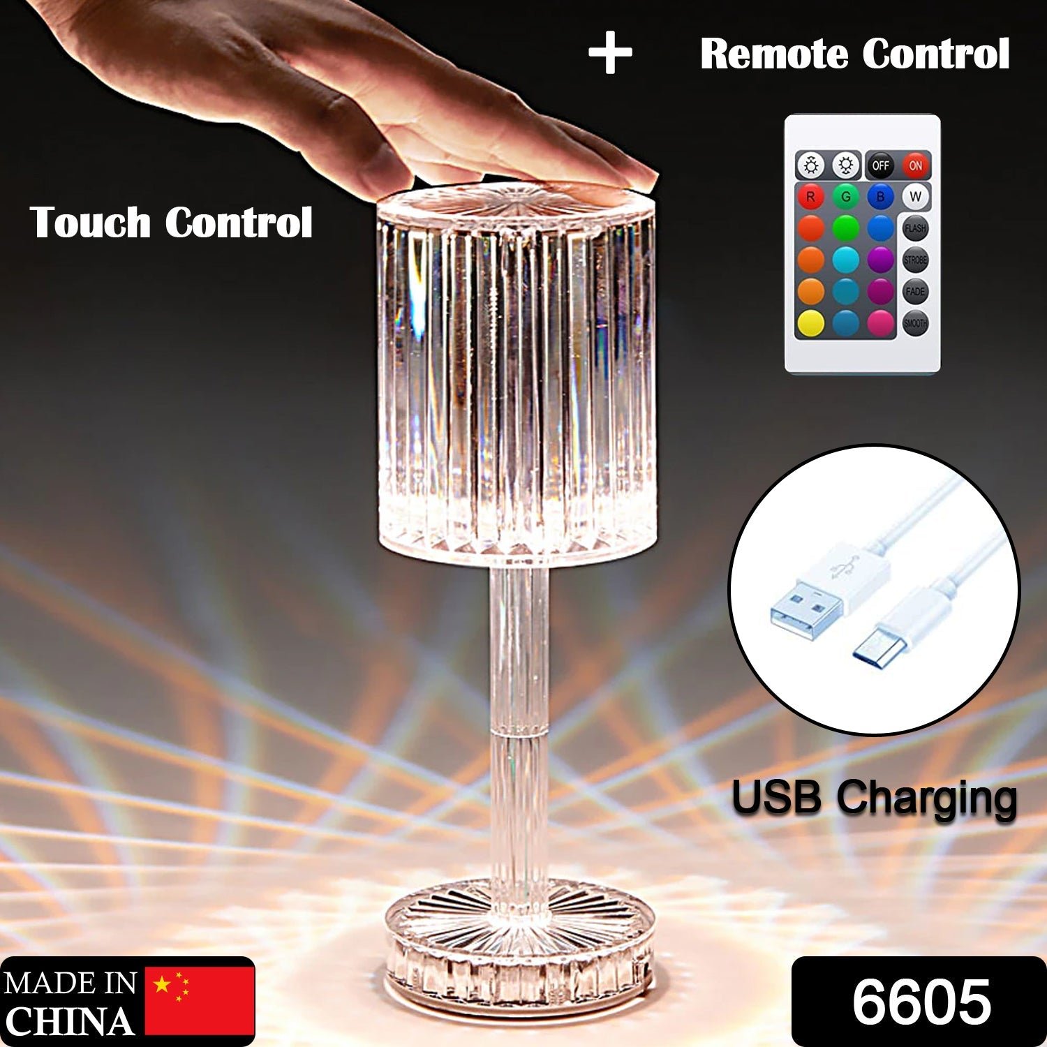 Designer 3D LED Acrylic Night Lamp - Style 4