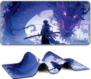 Anime Mouse Pad - Dragon Warrior Samurai