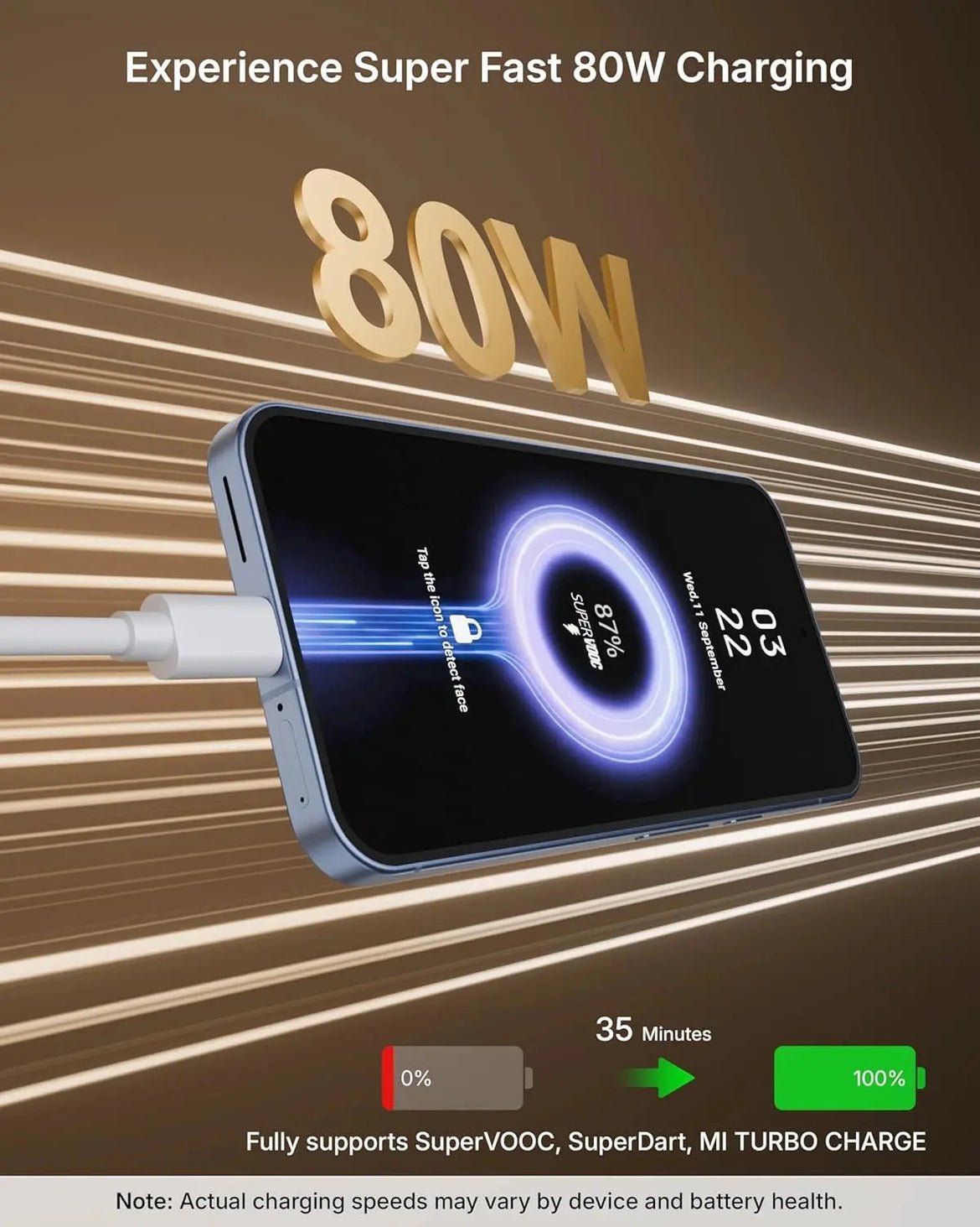 Zetta 80W Fast Charging Cable
