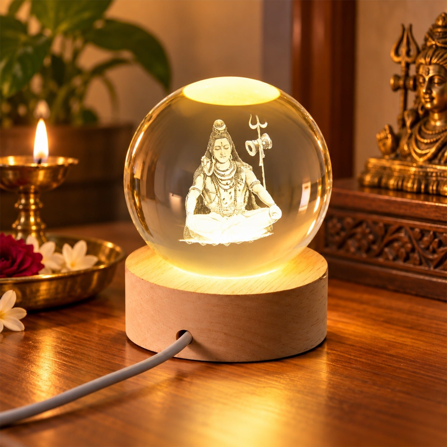 Designer 3D LED Acrylic Night Lamp - Style 17 view 2